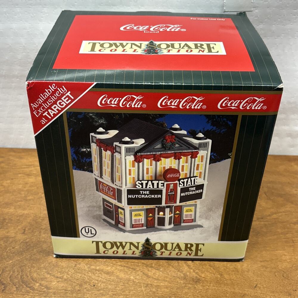 Coca-Cola Town Square Collection 1999 “State Theater" In Box Retired
